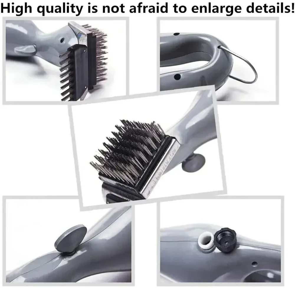 Barbecue Grill Steam Cleaning Brushes BBQ Cleaner Suitable for Charcoal Scraper Gas Accessories Outdoor Cooking Kitchen Tool