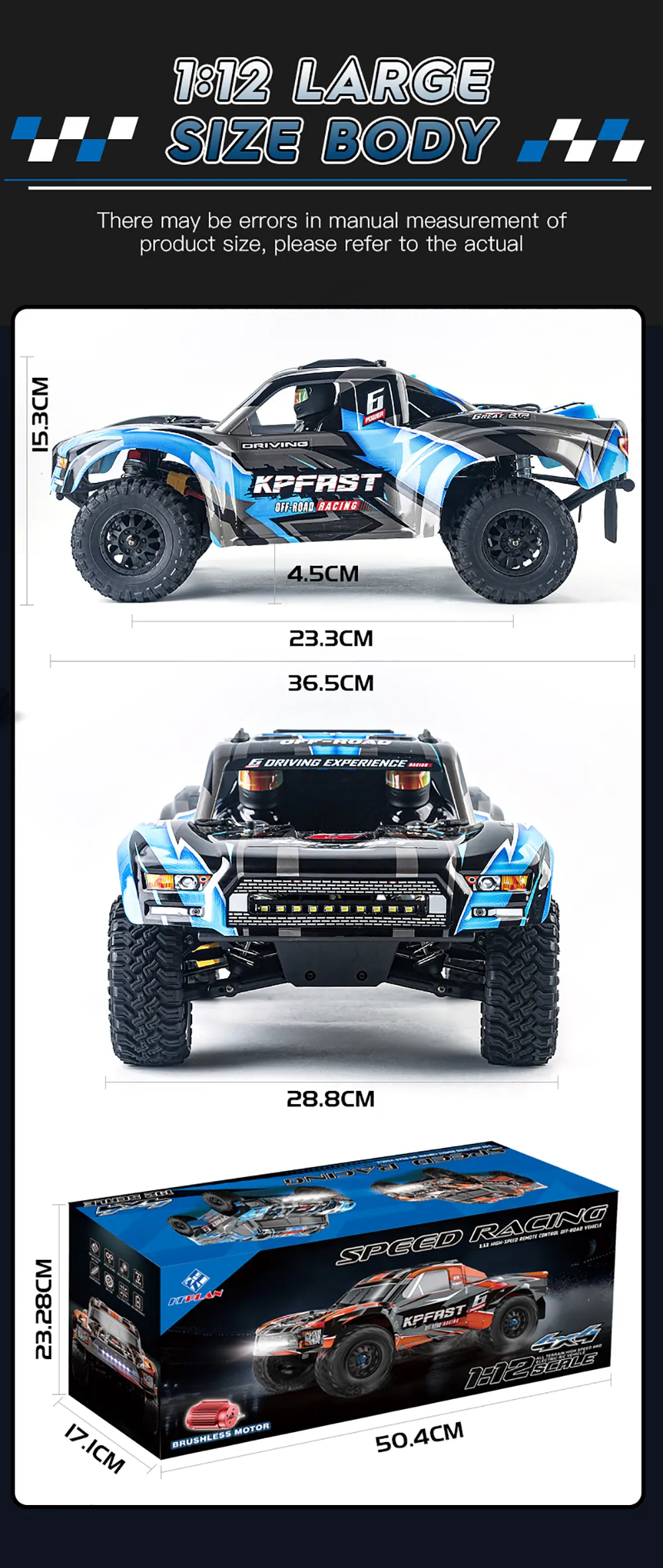 KF PLAN KF17 1/12 4WD 2.4G Brushless RC Car High Speed Full Propotional Vehicle Models KF PLAN KF17 1/12 4WD 2.4G Brushless RC Car High Speed Full Propotional Vehicle Models