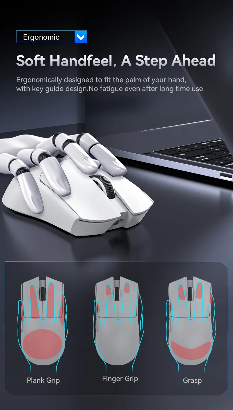 Attack Shark X11SE Three-mode Gaming Mouse 2.4G/bluetooth/Type-C PAW3311 Mouse 22000DPI 63g Lightweight Gamer Mice Attack Shark X11SE Three-mode Gaming Mouse 2.4G/bluetooth/Type-C PAW3311 Mouse 22000DPI 63g Lightweight Gamer Mice