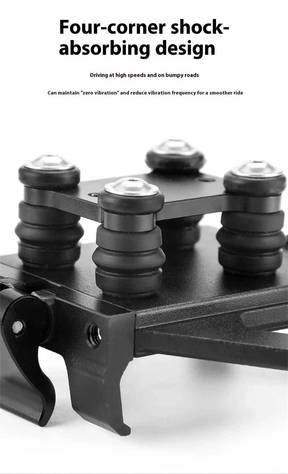 BENGGUO Aluminum Alloy Bike Phone Mount Quick Release Shock-absorbing Anti-slip Universal Motorcycle Handlebar 360° Rotation Phone Holder BENGGUO Aluminum Alloy Bike Phone Mount Quick Release Shock-absorbing Anti-slip Universal Motorcycle Handlebar 360° Rotation Phone Holder