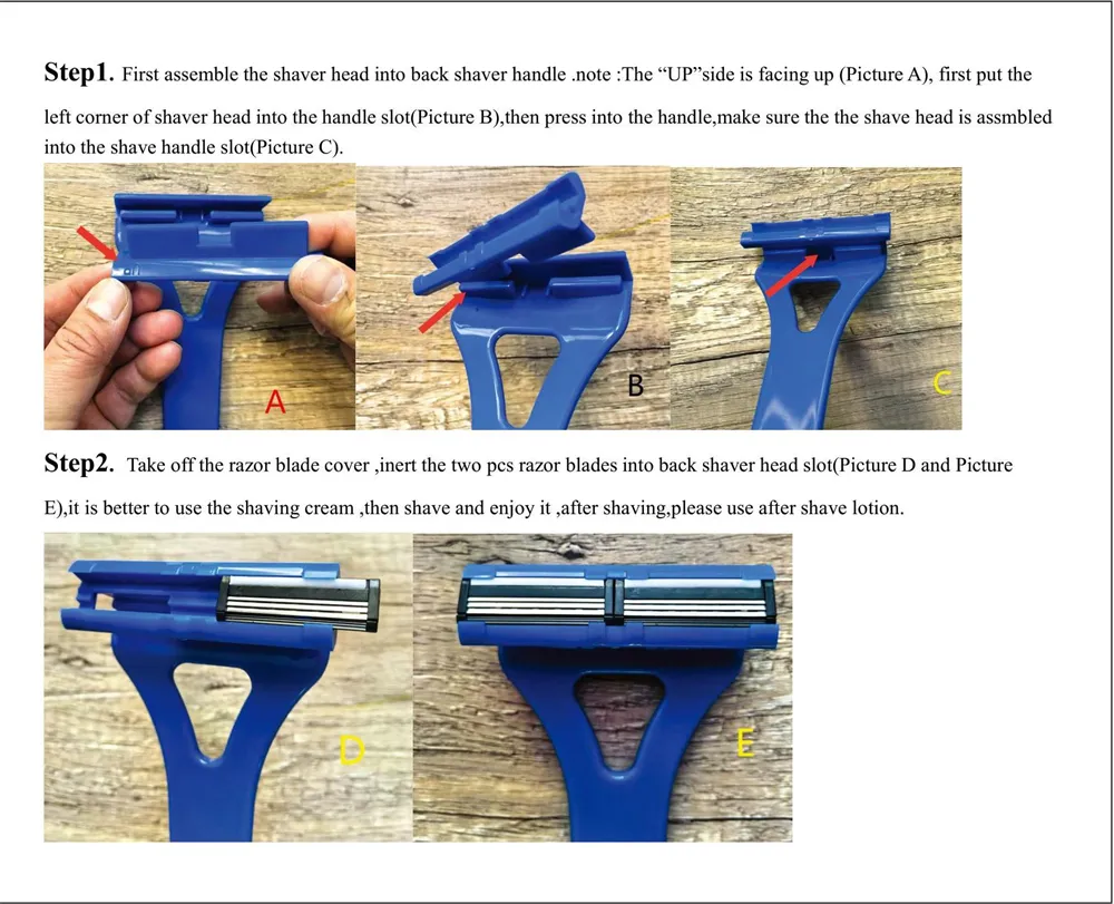 Adjustable Foldable Long Handle Triple-blade Back Hair Shaver Ergonomic Design Waterproof Easy to Use Razor Whole Body Hair Removal Adjustable Foldable Long Handle Triple-blade Back Hair Shaver Ergonomic Design Waterproof Easy to Use Razor Whole Body Hair Removal