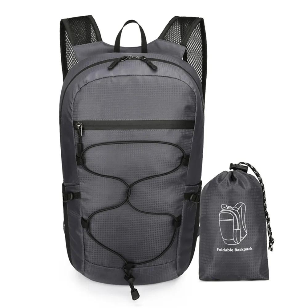 IPRee Breathable Foldable Mountain Riding Backpack Waterproof Large Capacity Sports Backpack Portable Hiking Backpack Travel