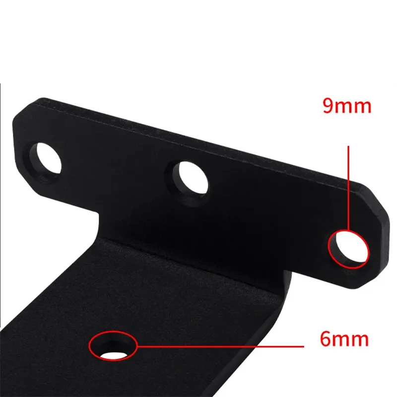 Wall Shelf Brackets Hidden Tripod Rack Cold Rolled Steel Black 200kg Load Bearing Anti Rust Easy Installation Modern Design
