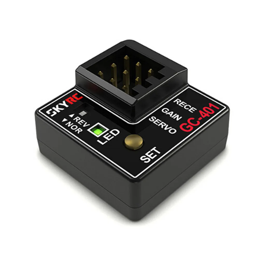 SKYRC GC401 Mini Gyro Sensor 4-8.4V Gyroscope for RC Car Steering Output Corrective Integrat Compact SK-600068 RC Cars Vehicles Models Parts SKYRC GC401 Mini Gyro Sensor 4-8.4V Gyroscope for RC Car Steering Output Corrective Integrat Compact SK-600068 RC Cars Vehicles Models Parts
