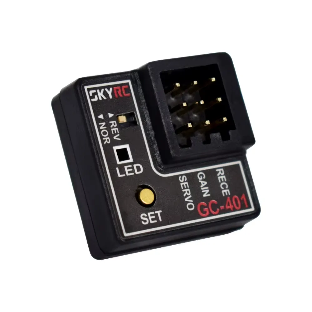 SKYRC GC401 Mini Gyro Sensor 4-8.4V Gyroscope for RC Car Steering Output Corrective Integrat Compact SK-600068 RC Cars Vehicles Models Parts SKYRC GC401 Mini Gyro Sensor 4-8.4V Gyroscope for RC Car Steering Output Corrective Integrat Compact SK-600068 RC Cars Vehicles Models Parts