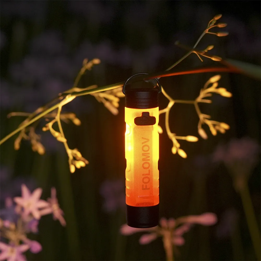 Folomov Keychain Flashlight 300LM Mini Pocket Light Outdoor Key Clip Cap Ambient LED Long Endurance Disaster Relief Emergency Light Folomov Keychain Flashlight 300LM Mini Pocket Light Outdoor Key Clip Cap Ambient LED Long Endurance Disaster Relief Emergency Light