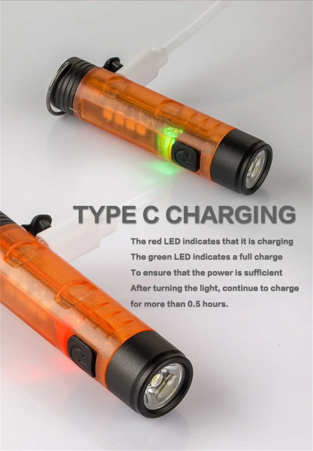 Folomov Keychain Flashlight 300LM Mini Pocket Light Outdoor Key Clip Cap Ambient LED Long Endurance Disaster Relief Emergency Light Folomov Keychain Flashlight 300LM Mini Pocket Light Outdoor Key Clip Cap Ambient LED Long Endurance Disaster Relief Emergency Light
