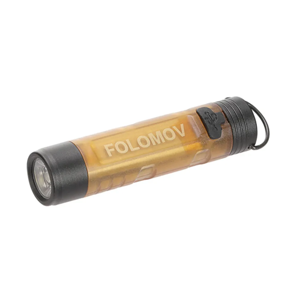 Folomov Keychain Flashlight 300LM Mini Pocket Light Outdoor Key Clip Cap Ambient LED Long Endurance Disaster Relief Emergency Light Folomov Keychain Flashlight 300LM Mini Pocket Light Outdoor Key Clip Cap Ambient LED Long Endurance Disaster Relief Emergency Light