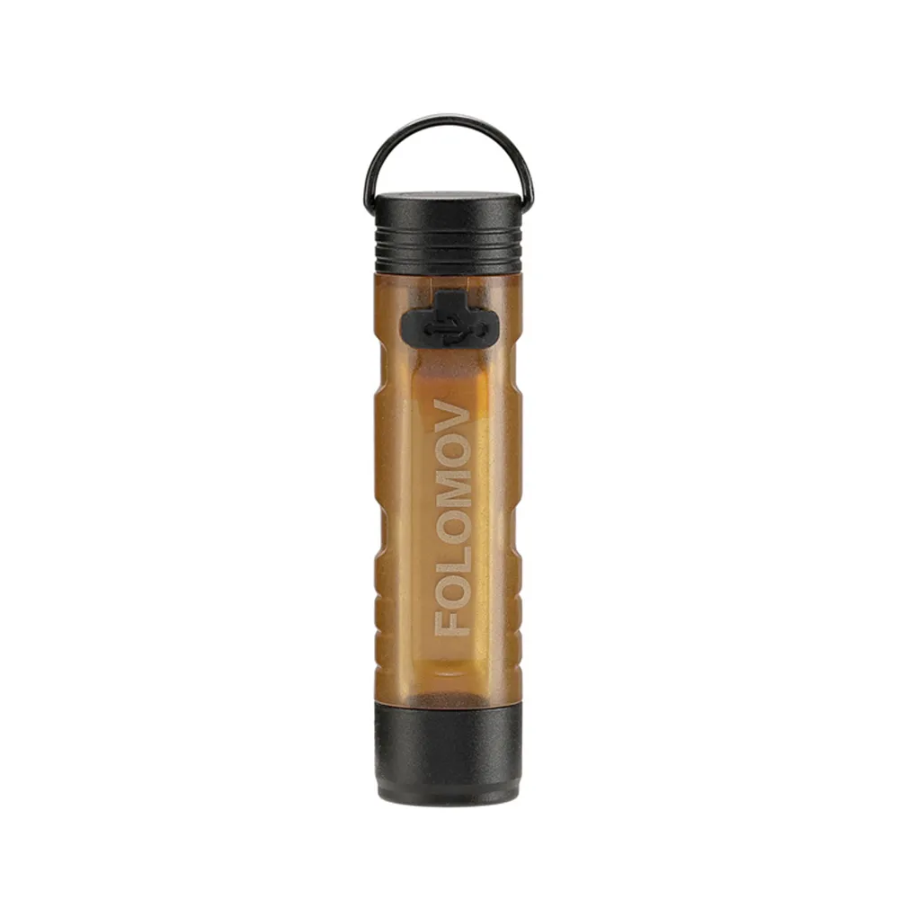 Folomov Keychain Flashlight 300LM Mini Pocket Light Outdoor Key Clip Cap Ambient LED Long Endurance Disaster Relief Emergency Light Folomov Keychain Flashlight 300LM Mini Pocket Light Outdoor Key Clip Cap Ambient LED Long Endurance Disaster Relief Emergency Light
