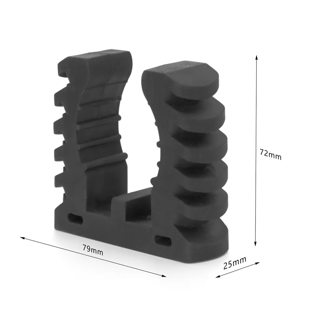 Universal Tool Clamp Adjustable TPU TPE Holder Supports 5/8 to 2-1/4 Inch Diameter Compact Grip Shock Absorption Storage Universal Tool Clamp Adjustable TPU TPE Holder Supports 5/8 to 2-1/4 Inch Diameter Compact Grip Shock Absorption Storage