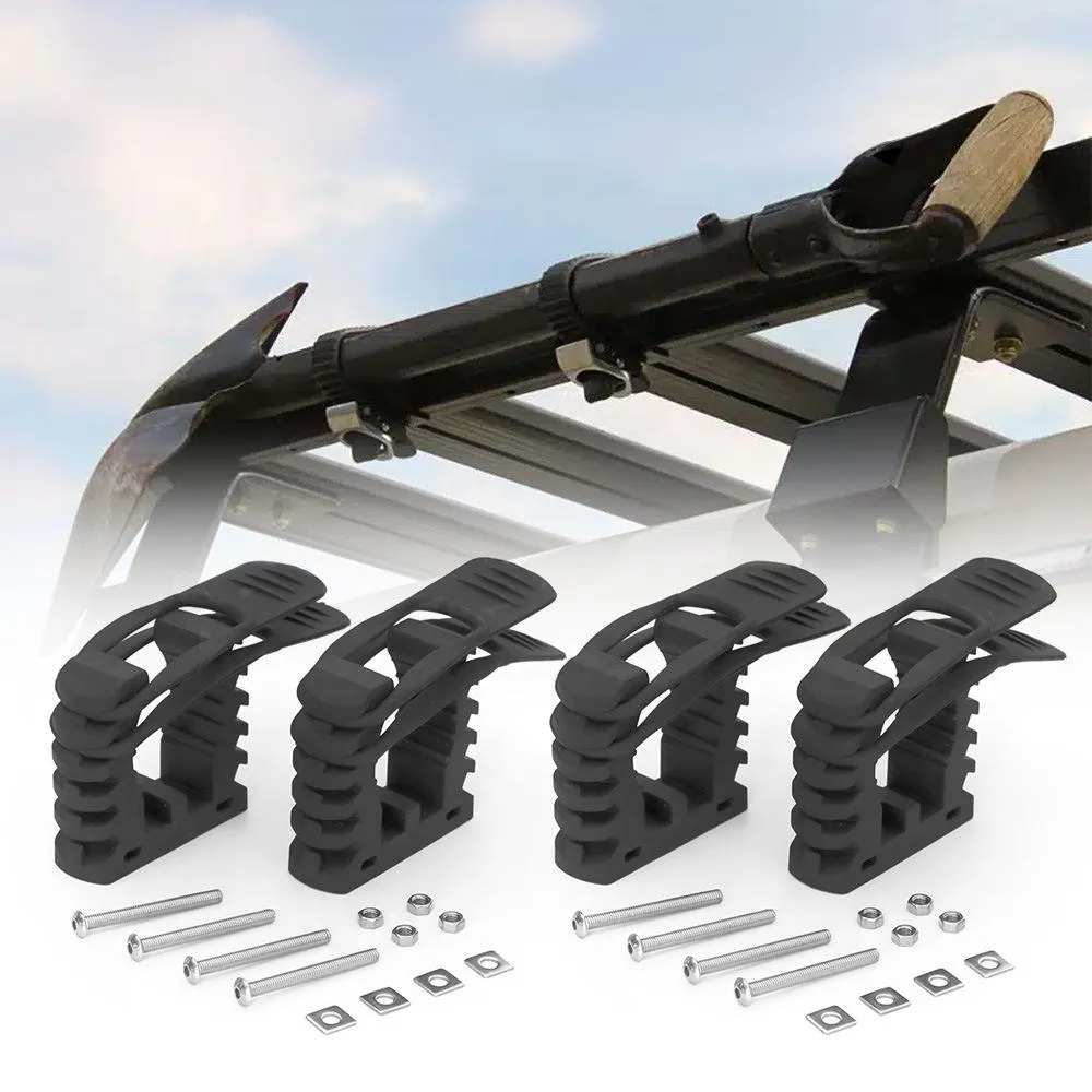 Universal Tool Clamp Adjustable TPU TPE Holder Supports 5/8 to 2-1/4 Inch Diameter Compact Grip Shock Absorption Storage Universal Tool Clamp Adjustable TPU TPE Holder Supports 5/8 to 2-1/4 Inch Diameter Compact Grip Shock Absorption Storage