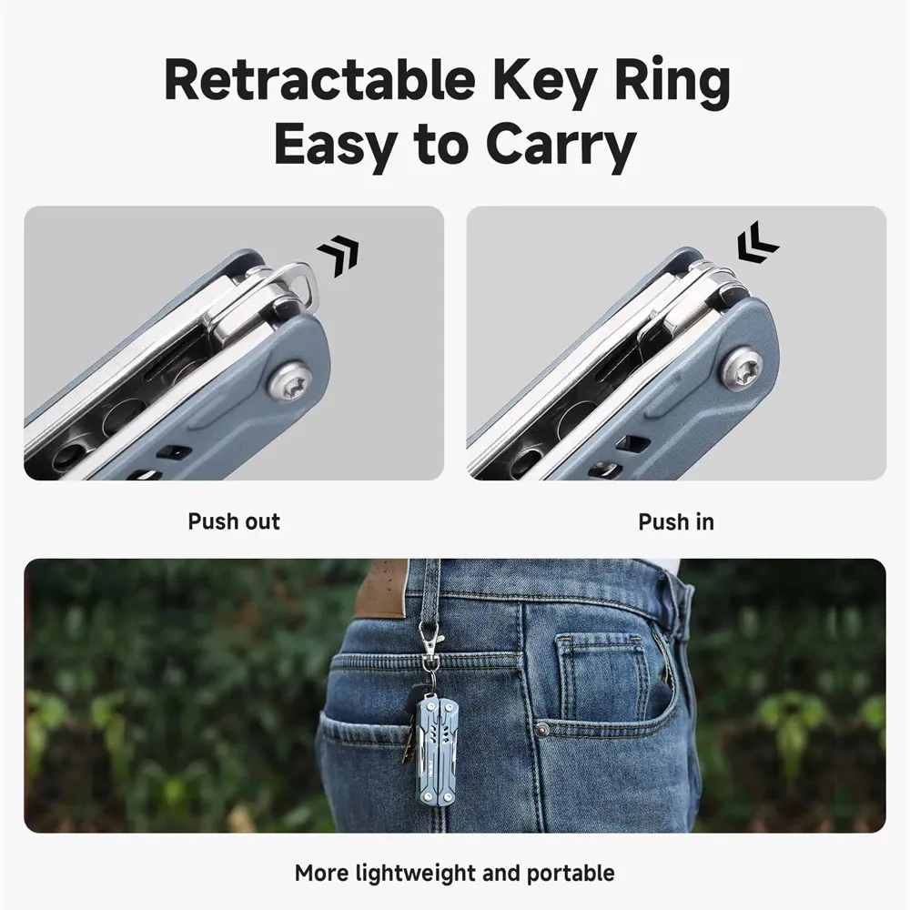 NexTool Mini Sailor Pliers S11/S11 PRO 12-In-1 Multitool Folding Pocket Plier Knife Screwdriver Scissors Portable EDC Outdoor Hand Tools
