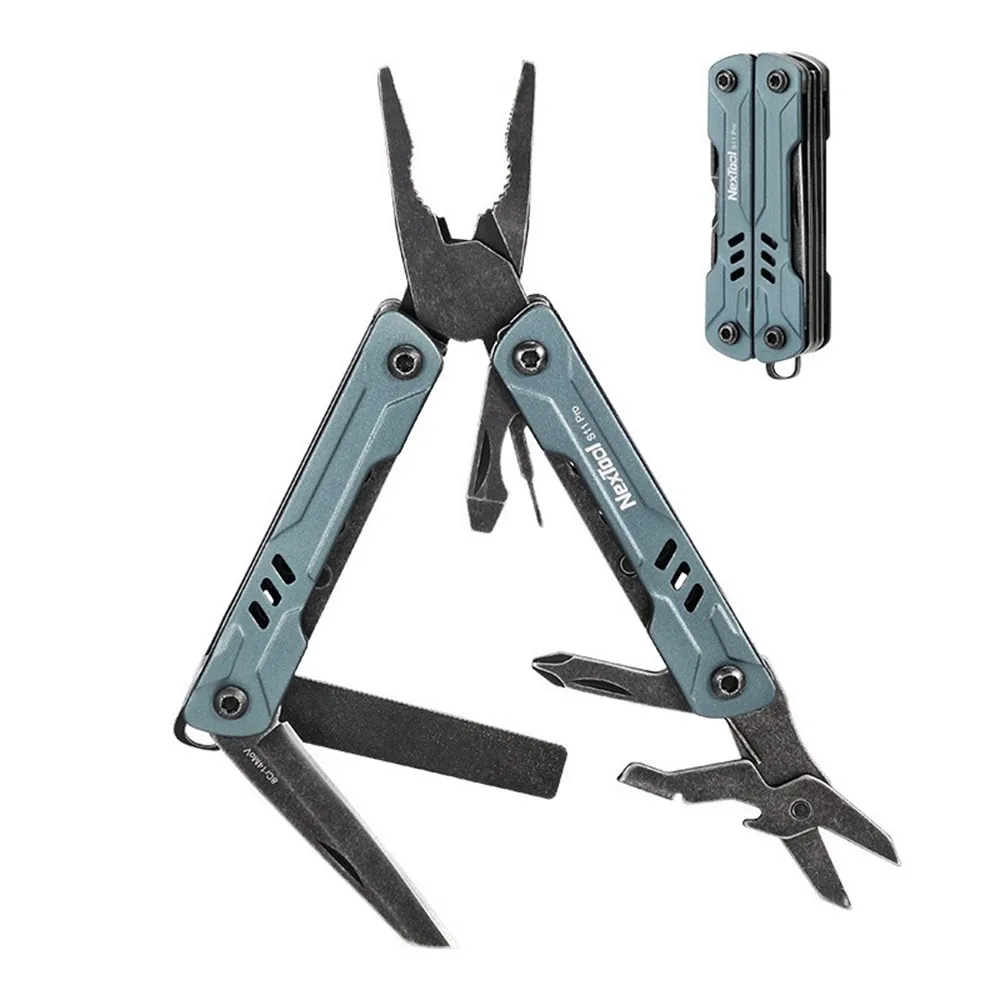 NexTool Mini Sailor Pliers S11/S11 PRO 12-In-1 Multitool Folding Pocket Plier Knife Screwdriver Scissors Portable EDC Outdoor Hand Tools
