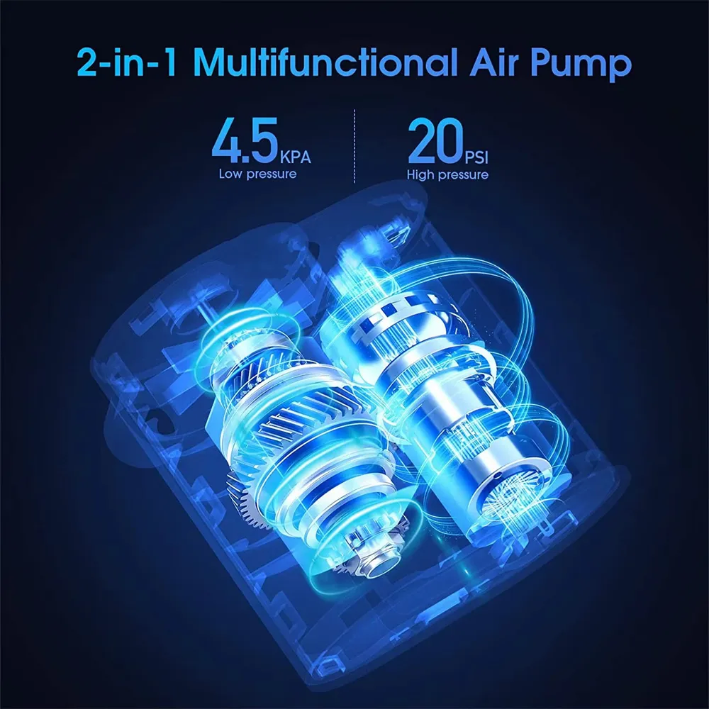 20PSI High Pressure Air Compressor Built-in Lithium Battery Wireless Portable Electric Air Pump Power Bank Inflator Pump for Inflatable Boat Paddle Surfboard Camping Bed Swimming Pool Inflatable Ring 20PSI High Pressure Air Compressor Built-in Lithium Battery Wireless Portable Electric Air Pump Power Bank Inflator Pump for Inflatable Boat Paddle Surfboard Camping Bed Swimming Pool Inflatable Ring