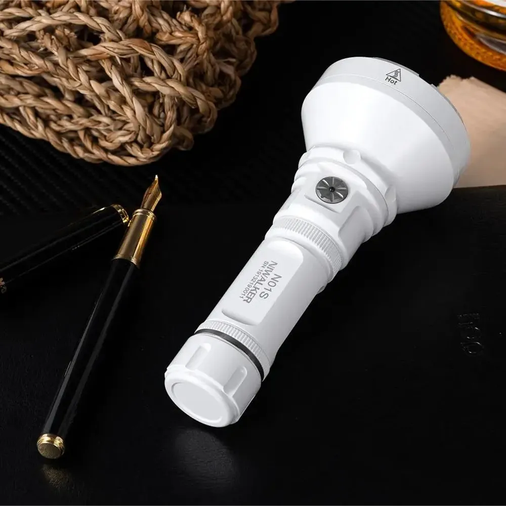 Niwalker N01S 1800LM 1100 Meters Long Throwing LED Flashlight with 18650 Battery USB-C Rechargeable LED Torch Powerful For Outdoor Camping Light