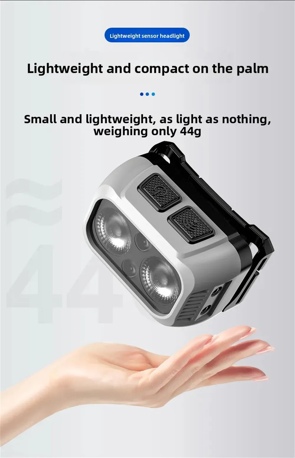Outdoor Bike Light Type-C Rechargeable Headlamp Motion Sensor Bright Led Running Fishing Flash Headlight Infrared Sensor Light Outdoor Bike Light Type-C Rechargeable Headlamp Motion Sensor Bright Led Running Fishing Flash Headlight Infrared Sensor Light
