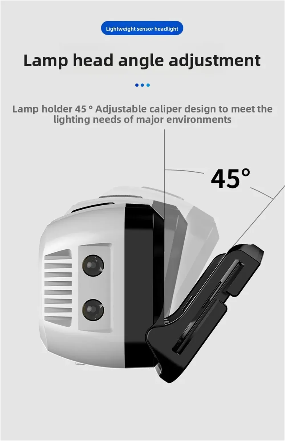 Outdoor Bike Light Type-C Rechargeable Headlamp Motion Sensor Bright Led Running Fishing Flash Headlight Infrared Sensor Light Outdoor Bike Light Type-C Rechargeable Headlamp Motion Sensor Bright Led Running Fishing Flash Headlight Infrared Sensor Light