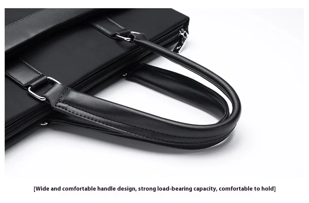 Men's Business Briefcase 14'' Laptop Handbag Waterproof Large Capacity Shoulder Crossbody Bag Men's Business Briefcase 14'' Laptop Handbag Waterproof Large Capacity Shoulder Crossbody Bag