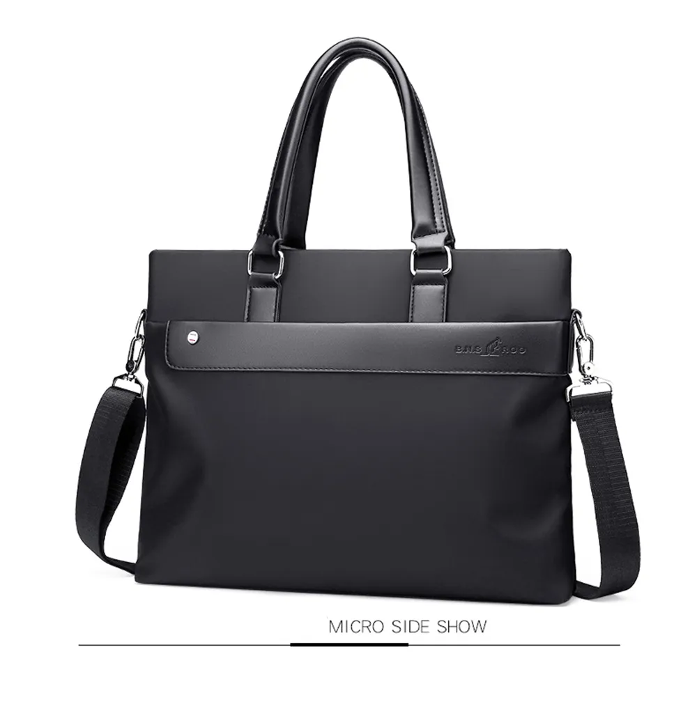 Men's Business Briefcase 14'' Laptop Handbag Waterproof Large Capacity Shoulder Crossbody Bag Men's Business Briefcase 14'' Laptop Handbag Waterproof Large Capacity Shoulder Crossbody Bag