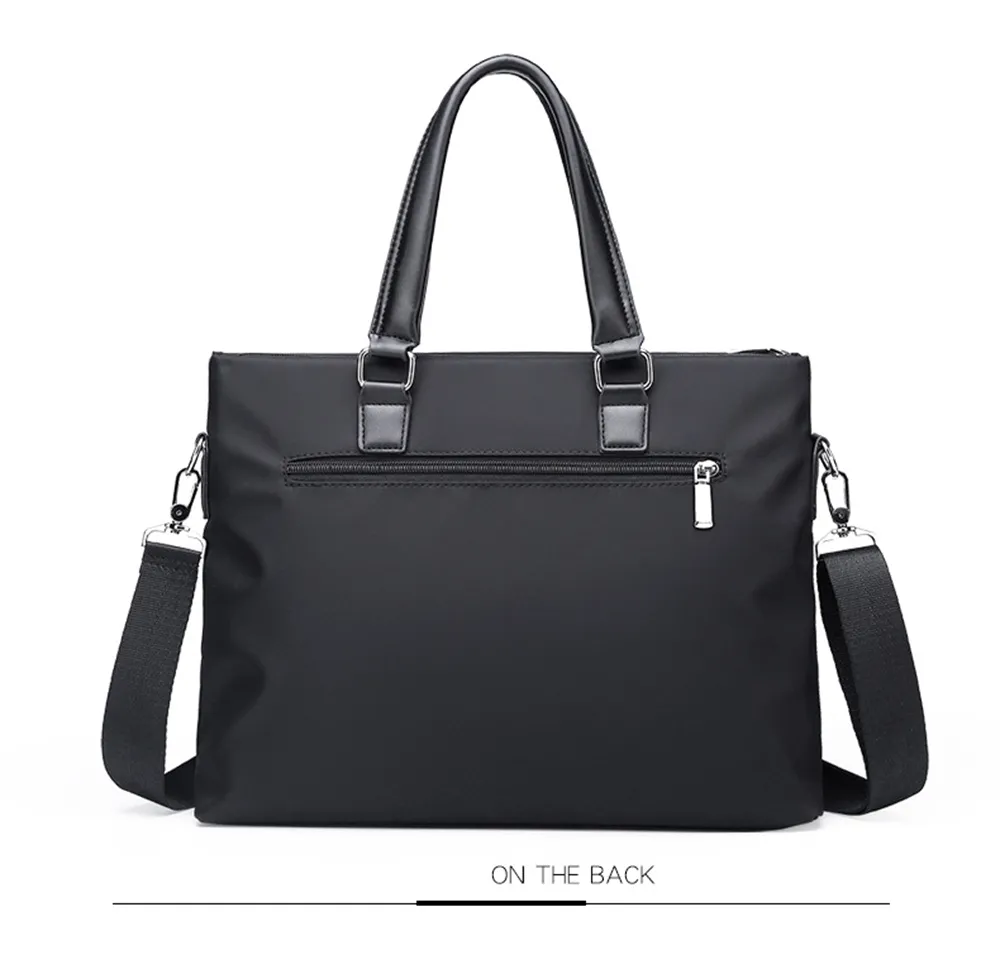 Men's Business Briefcase 14'' Laptop Handbag Waterproof Large Capacity Shoulder Crossbody Bag Men's Business Briefcase 14'' Laptop Handbag Waterproof Large Capacity Shoulder Crossbody Bag