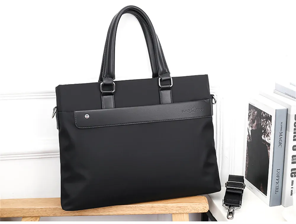 Men's Business Briefcase 14'' Laptop Handbag Waterproof Large Capacity Shoulder Crossbody Bag Men's Business Briefcase 14'' Laptop Handbag Waterproof Large Capacity Shoulder Crossbody Bag