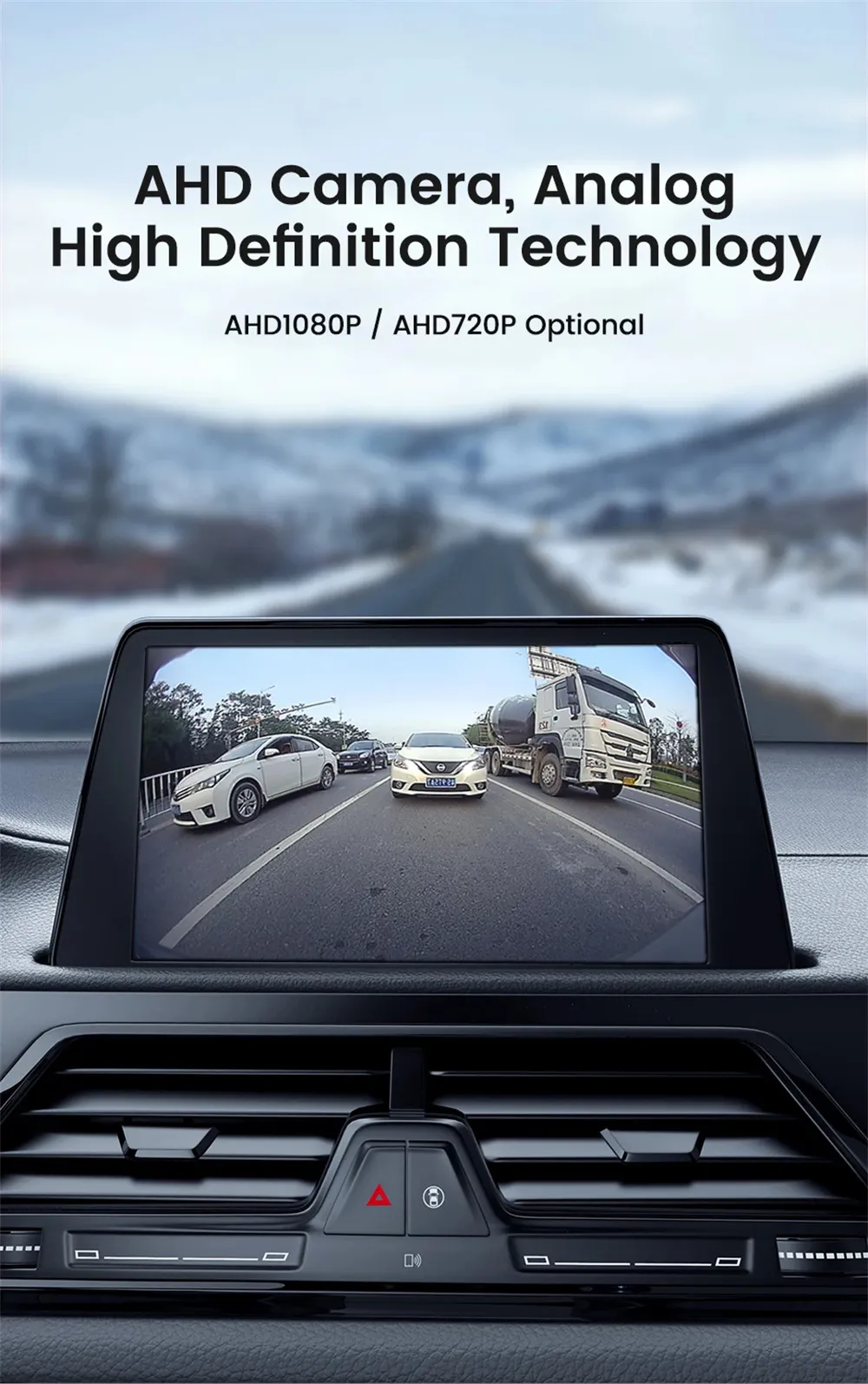 AHD1080P/720P Car Rear View Camera 170° Fisheye Golden Lens Full HD Night Vision Universal Vehicle Reversing Backup Cameras AHD1080P/720P Car Rear View Camera 170° Fisheye Golden Lens Full HD Night Vision Universal Vehicle Reversing Backup Cameras