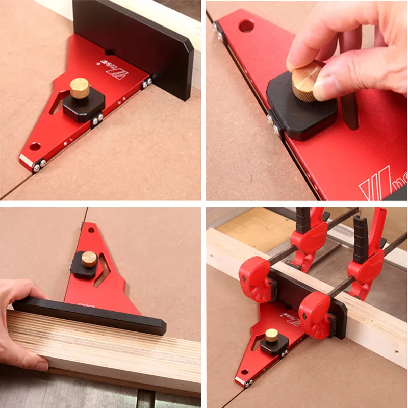 Wnew Table Saw Jig Square Precision Crosscut Sled Tool Push Board 90° Right Angle Corrector Precise Cutting and Workpiece Stability