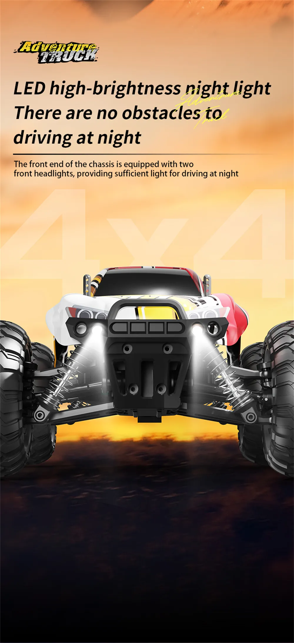 LYZRC C100 1/16 2.4G 4WD High-Speed Off-Road Climbing RC Car Full Proportional Control Electric Vehicle Model RTR