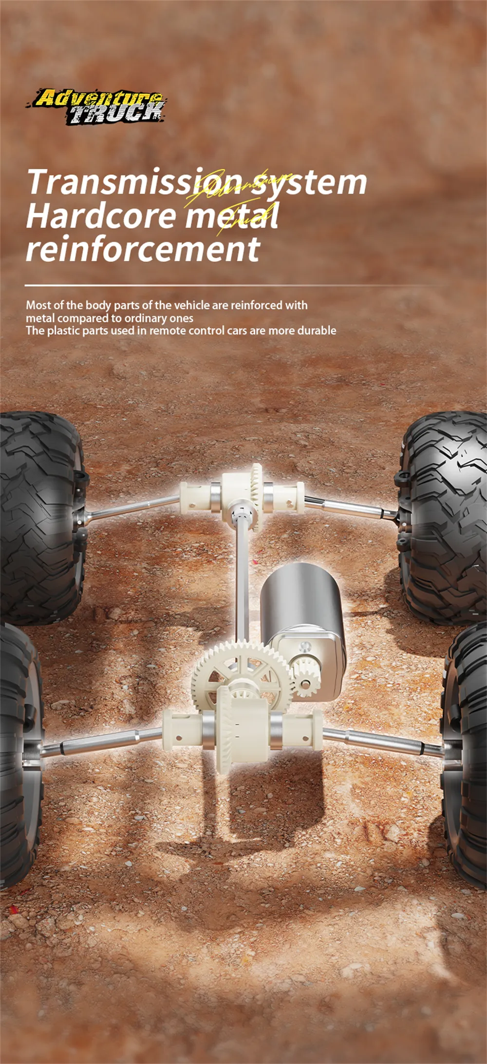 LYZRC C100 1/16 2.4G 4WD High-Speed Off-Road Climbing RC Car Full Proportional Control Electric Vehicle Model RTR