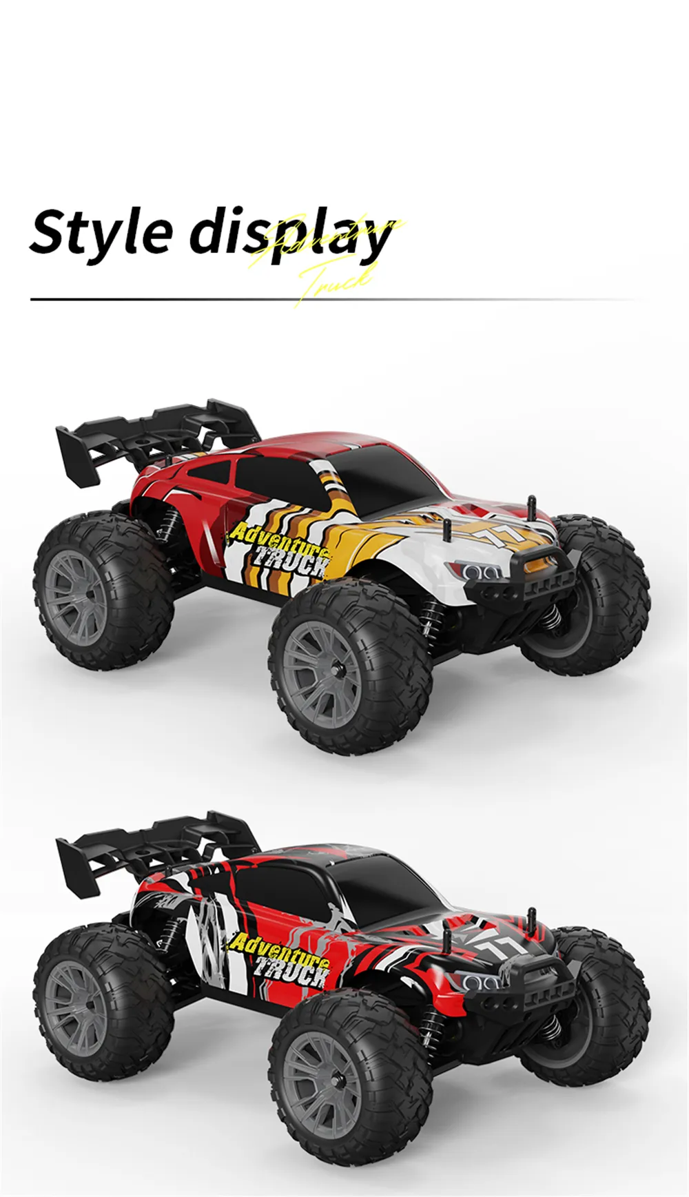 LYZRC C100 1/16 2.4G 4WD High-Speed Off-Road Climbing RC Car Full Proportional Control Electric Vehicle Model RTR
