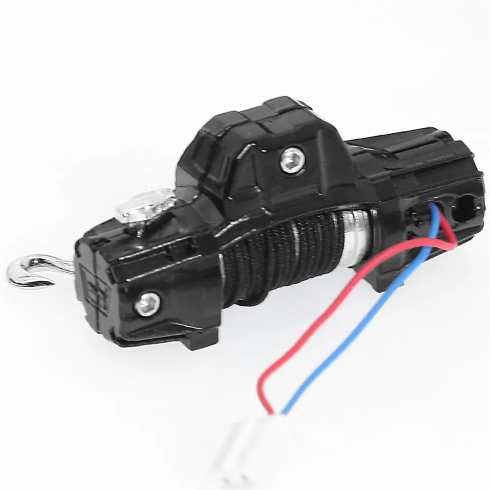 RC Metal Automatic Simulation Winch for 1/18 1/24 Rock Crawler Car TRX4M FMS Off-Road Climbing Truck Vehicles Models Spare Parts W239 RC Metal Automatic Simulation Winch for 1/18 1/24 Rock Crawler Car TRX4M FMS Off-Road Climbing Truck Vehicles Models Spare Parts W239
