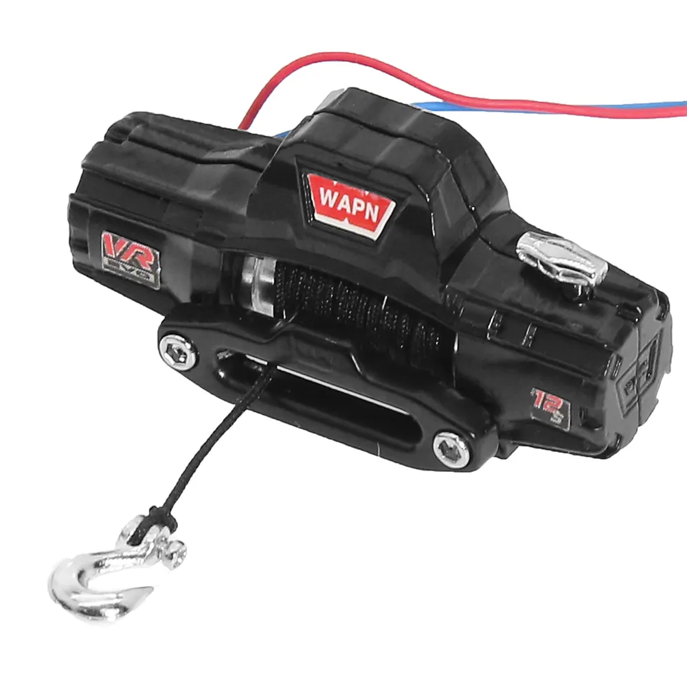 RC Metal Automatic Simulation Winch for 1/18 1/24 Rock Crawler Car TRX4M FMS Off-Road Climbing Truck Vehicles Models Spare Parts W239 RC Metal Automatic Simulation Winch for 1/18 1/24 Rock Crawler Car TRX4M FMS Off-Road Climbing Truck Vehicles Models Spare Parts W239