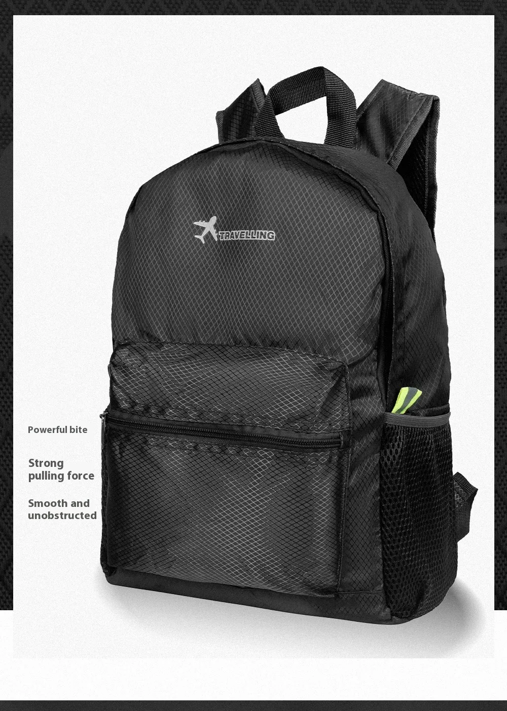 IPRee Lightweight Folding Climbing Bag Large-capacity Space Multipurpose Backpack Camping Waterproof Travel Camping Hiking