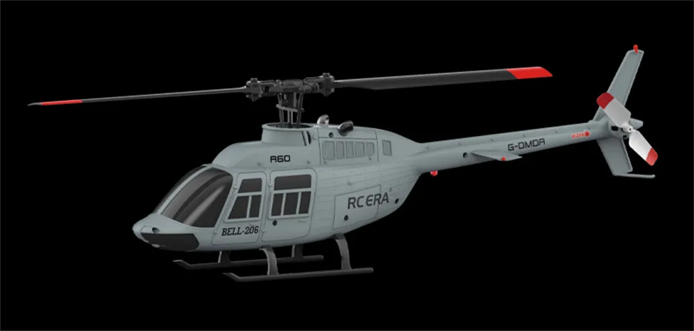 RC ERA A60 Mini Bell-206 2.4G 4CH 6-Axis Gyro 1:42 Scale Optical Flow Localization Altitude Hold Flybarless RC Helicopter RTF RC ERA A60 Mini Bell-206 2.4G 4CH 6-Axis Gyro 1:42 Scale Optical Flow Localization Altitude Hold Flybarless RC Helicopter RTF