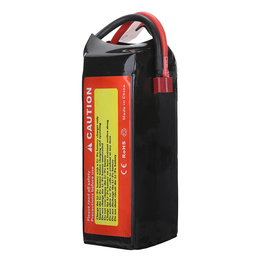 ZOP Power 22.2V 6500mAh 60C 6S LiPo Battery T Plug for RC Car