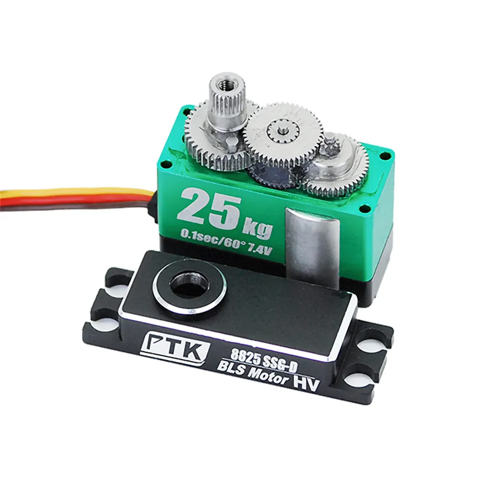 PTK 8825 SSG-D 25Kg Metal Gear Brushless RC Servo for RC Model Helicopters Drones Robots PTK 8825 SSG-D 25Kg Metal Gear Brushless RC Servo for RC Model Helicopters Drones Robots