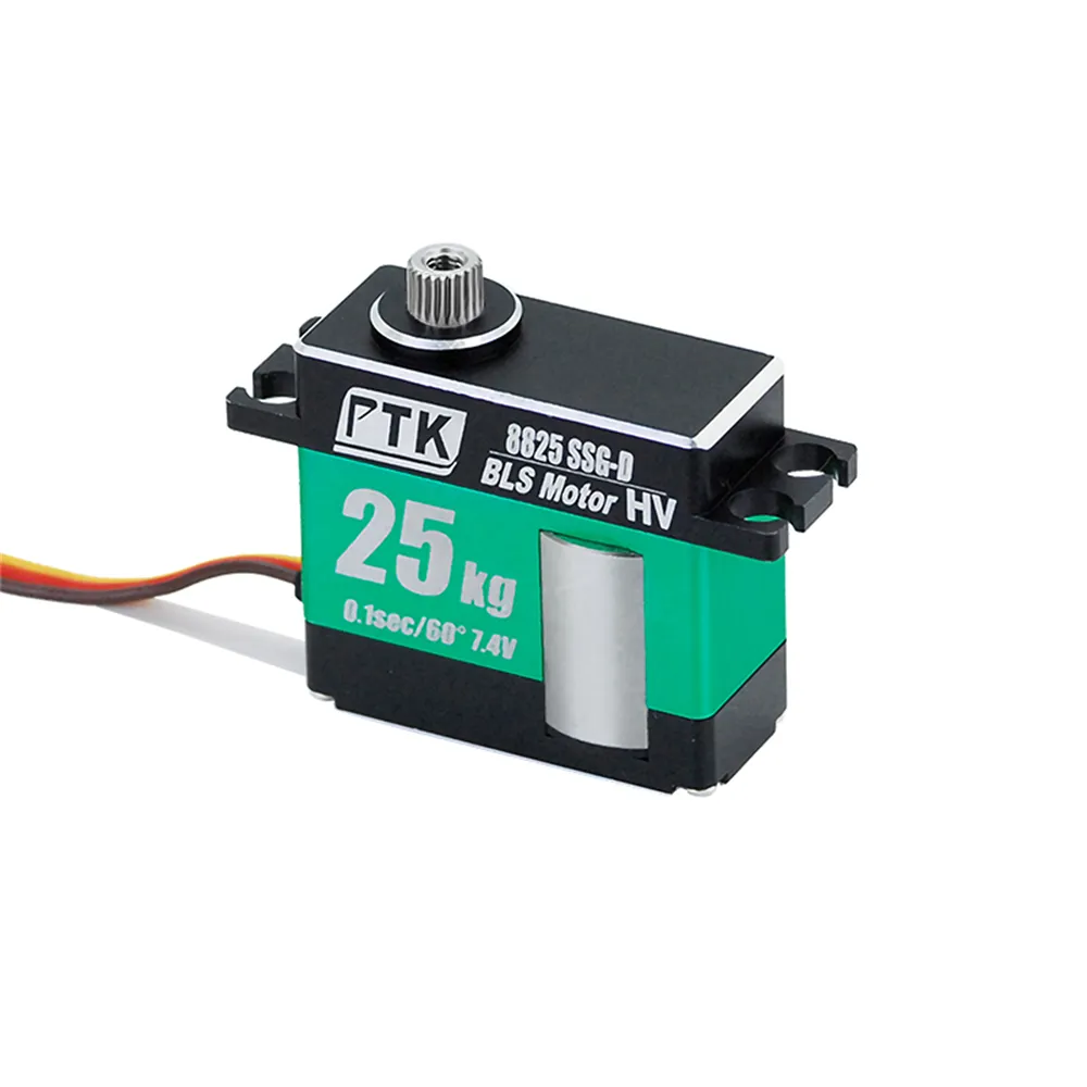 PTK 8825 SSG-D 25Kg Metal Gear Brushless RC Servo for RC Model Helicopters Drones Robots PTK 8825 SSG-D 25Kg Metal Gear Brushless RC Servo for RC Model Helicopters Drones Robots