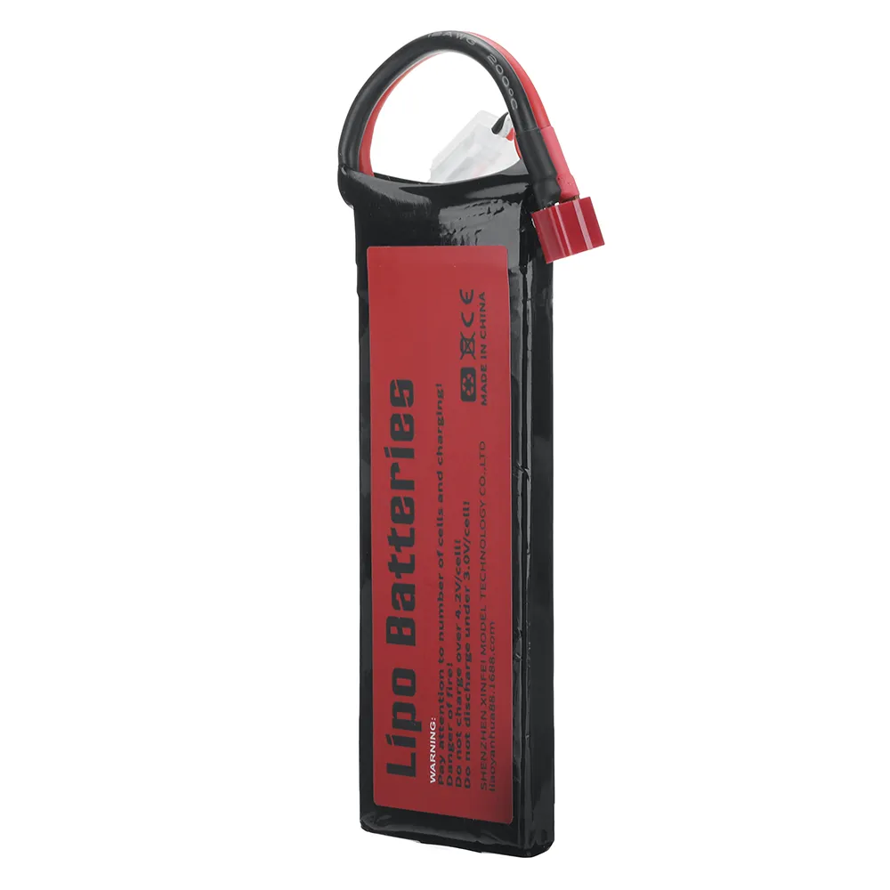ZOP Power 7.4V 2800mAh 100C 2S LiPo Battery T Plug for RC Car ZOP Power 7.4V 2800mAh 100C 2S LiPo Battery T Plug for RC Car
