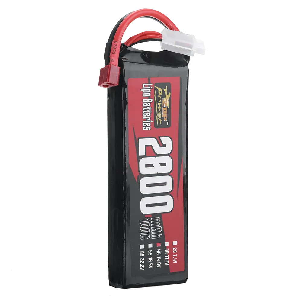 ZOP Power 14.8V 2800mAh 100C 4S LiPo Battery T Plug for RC Car