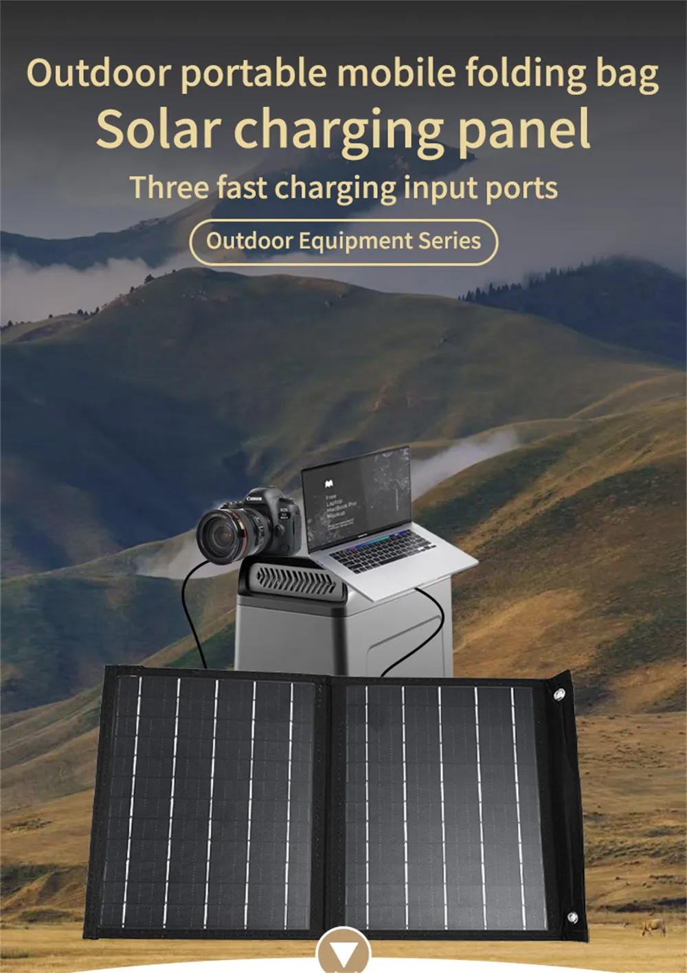 IPRee 10W 5V Portable Solar Panel Folding Bag Waterproof Dual USB Port Charger Mobile Power Bank for Phone Battery Outdoor IPRee 10W 5V Portable Solar Panel Folding Bag Waterproof Dual USB Port Charger Mobile Power Bank for Phone Battery Outdoor
