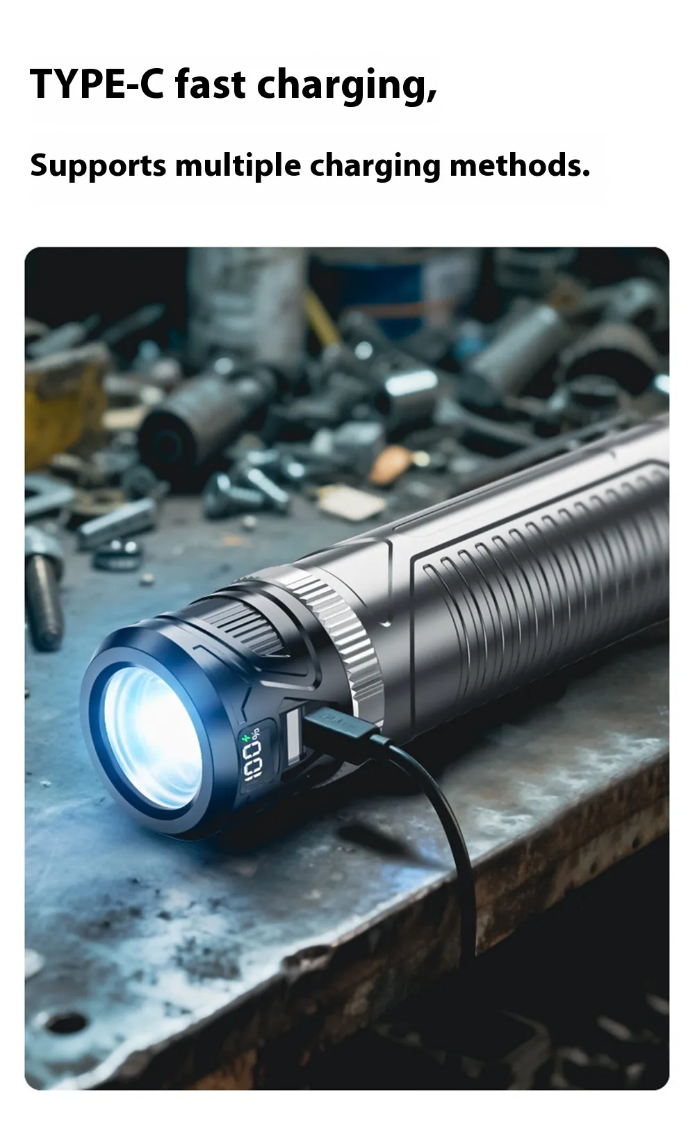1000LM LED+COB Ultra-Bright Camping Light USB Rechargeable Waterproof Portable Tent Ambient Light with Emergency Outdoor Magnetic Work Lamp 1000LM LED+COB Ultra-Bright Camping Light USB Rechargeable Waterproof Portable Tent Ambient Light with Emergency Outdoor Magnetic Work Lamp