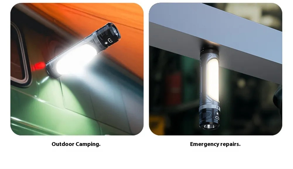 1000LM LED+COB Ultra-Bright Camping Light USB Rechargeable Waterproof Portable Tent Ambient Light with Emergency Outdoor Magnetic Work Lamp 1000LM LED+COB Ultra-Bright Camping Light USB Rechargeable Waterproof Portable Tent Ambient Light with Emergency Outdoor Magnetic Work Lamp