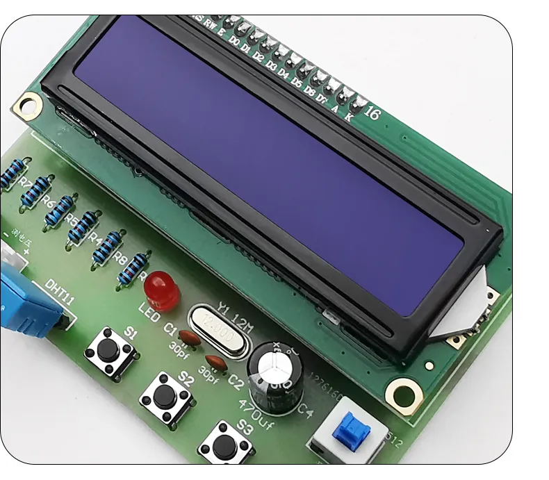 Air Quality Temperature Humidity Voltage Detection Kit Multi Gas Sensor Support MQ Series PCB Board Comprehensive Environmental Monitoring