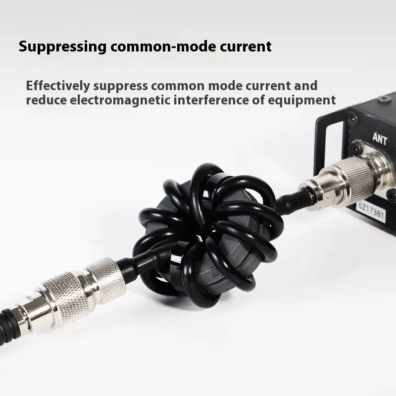 ZP614 HF Current Balun 1:1 Design 1.8MHz-30MHz EMI Suppression High Power 150W PEP Large Magnetic Core Ferrite Ham Radio Shortwave Communication Accessories