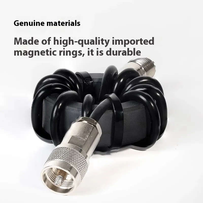 ZP614 HF Current Balun 1:1 Design 1.8MHz-30MHz EMI Suppression High Power 150W PEP Large Magnetic Core Ferrite Ham Radio Shortwave Communication Accessories