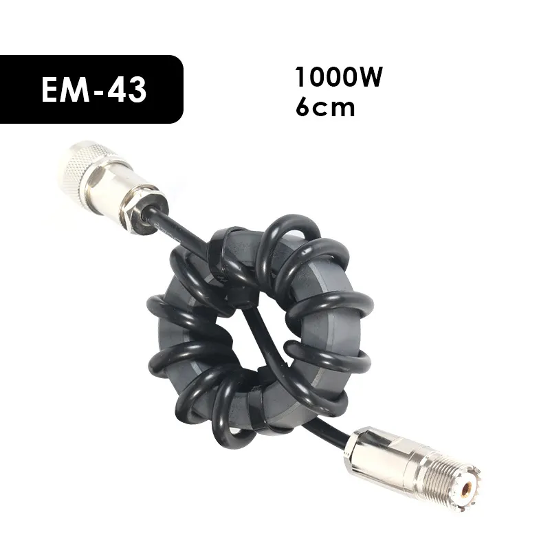 ZP614 HF Current Balun 1:1 Design 1.8MHz-30MHz EMI Suppression High Power 150W PEP Large Magnetic Core Ferrite Ham Radio Shortwave Communication Accessories