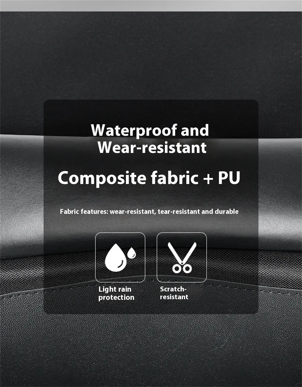 WHEELUP 3L Electric Scooter Front Bag Waterproof EVA Hard Shell Storage Bag Front Hanging Bag for Electric Scooter Bike