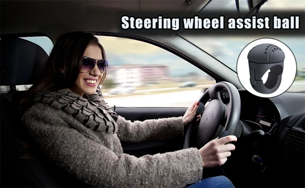 Car Steering Wheel Assist Ball Steering Wheel Knob Spinner Handle Universal