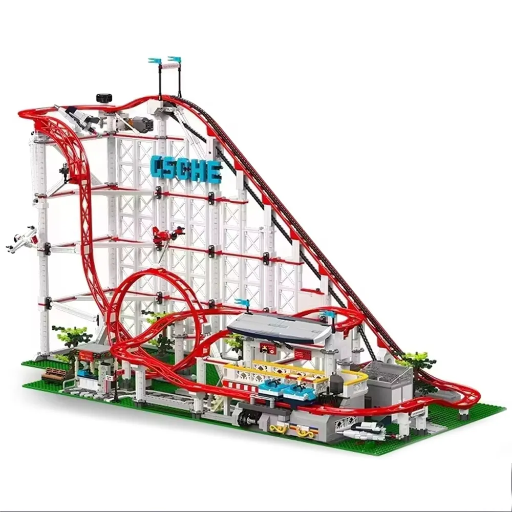MOULD KING 11014 Motorized Rolle Loop Coaster Creative Building Block Brick Assembly Kit 3646+PCS Compatible With 10303 Set Kids Toys Christmas Gift MOULD KING 11014 Motorized Rolle Loop Coaster Creative Building Block Brick Assembly Kit 3646+PCS Compatible With 10303 Set Kids Toys Christmas Gift