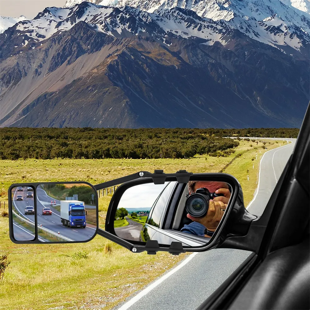 Pair Car Extend Rear View Mirrors Adjustable Additional Exterior Mirror for All Standard Vehicles RVs Caravan Car Trailer Towing Mirrors Pair Car Extend Rear View Mirrors Adjustable Additional Exterior Mirror for All Standard Vehicles RVs Caravan Car Trailer Towing Mirrors
